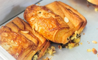 Almond and chocolate danish